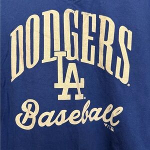 Fanatics Blue Dodgers Baseball Tee